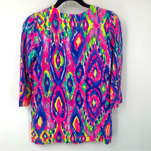Lilly Pulitzer UPF 50+ Justina Tunic Luminescent Print Womens XS - Picture 7 of 8
